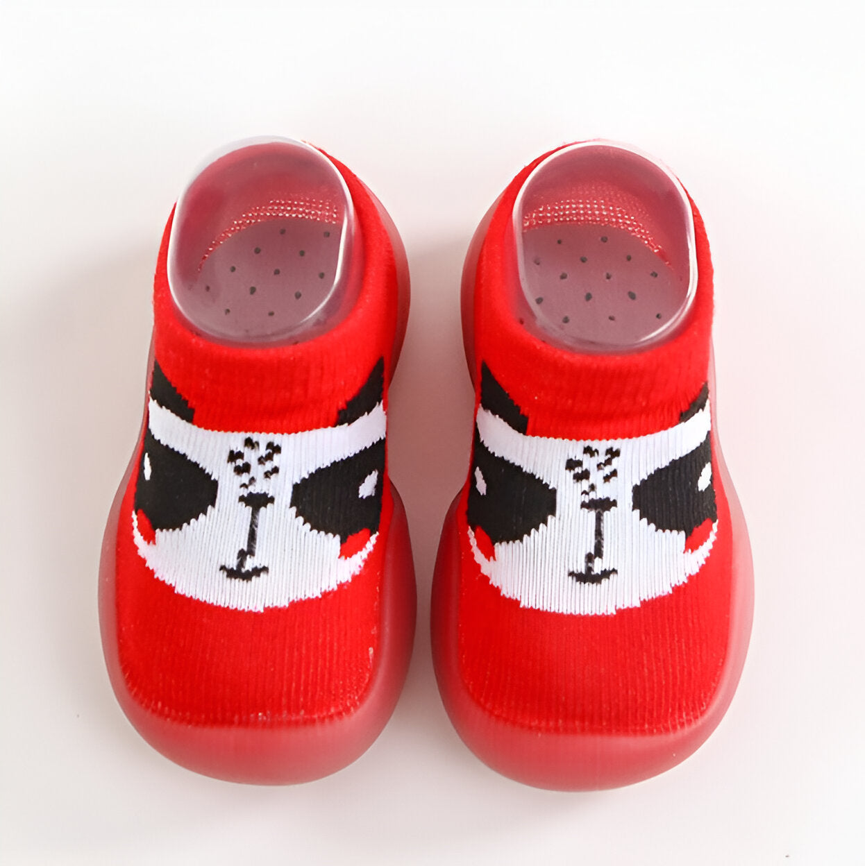 Red toddler shoes